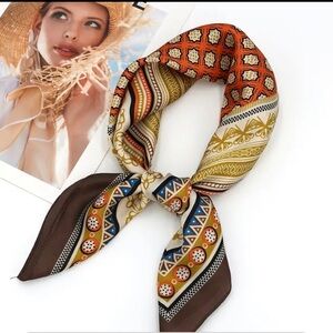 Elegant Multicolor Patterned Scarf